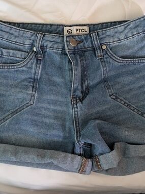 TCL Light Blue Denim Jean Shorts